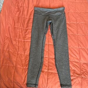 Wunder Under lululemon leggings 28"  Heathered Black/grey